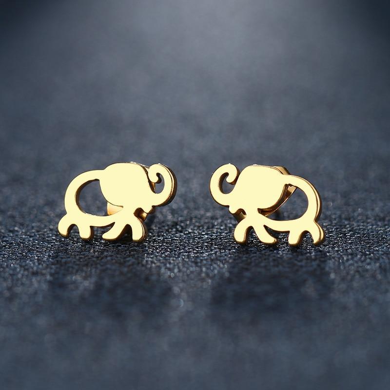 Elephant trunk earrings
