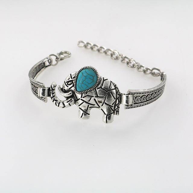 LilliPhant bracelet Default Title Silver Blue Elephant Bracelet