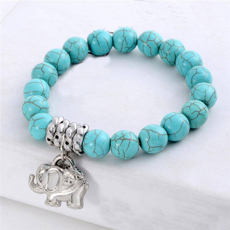 LilliPhant bracelet Handmade Blue Elephant Bracelet
