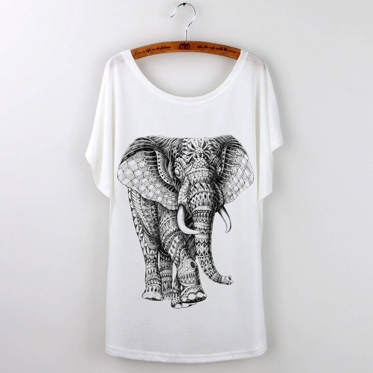 LilliPhant Clothing Strong Elephant T-Shirt For Women