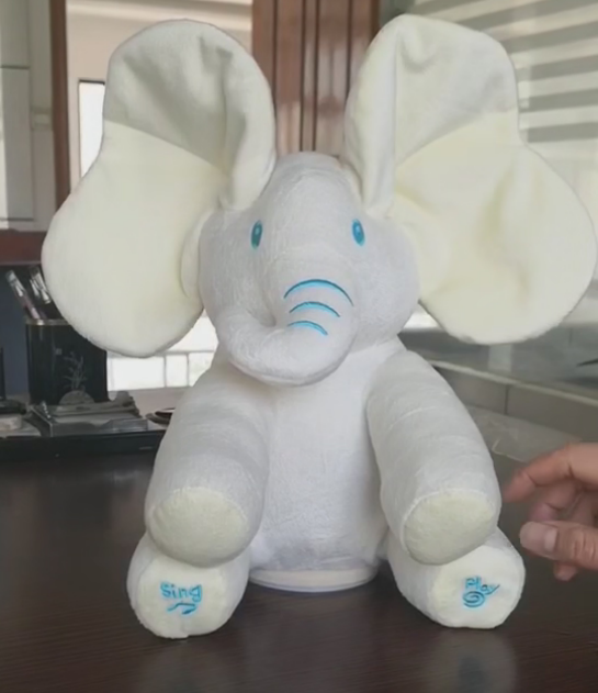 LilliPhant doll Ears will move to sing elephant plush dolls