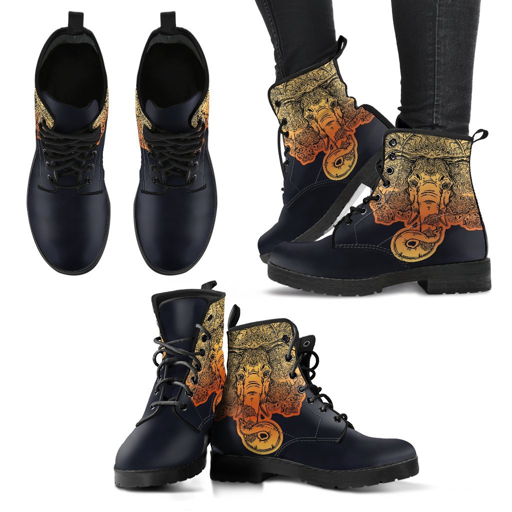 Lotus Elephant Women's Leather Boots