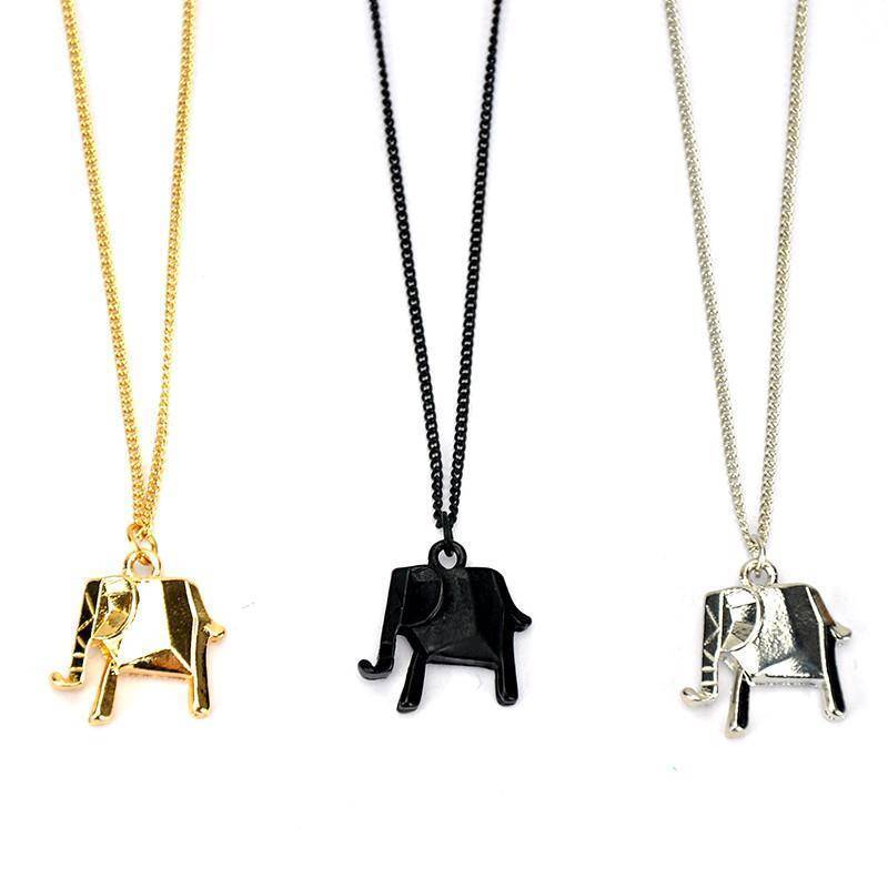 LilliPhant necklace Retro Lucky Elephant Necklace - Gold, Silver or Black Plated!