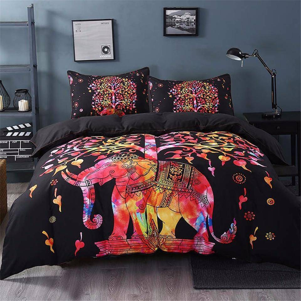 LilliPhant special Stunning Indian Duvet Cover and Pillowcases Set - Multi Sizes!
